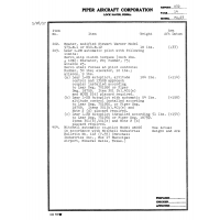 Aviation Part 979-B-1 for Piper PA-23 Apache Aircraft Aviation Part 979-B-1 for Piper PA-23 Apache Aircraft