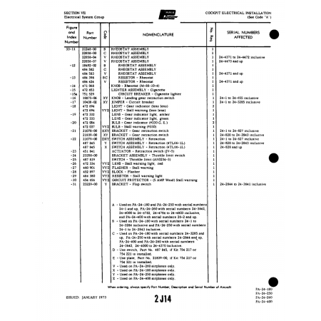 Aviation Part (10438-02) — Piper PA-32-260 Aviation Part (10438-02) — Piper PA-32-260