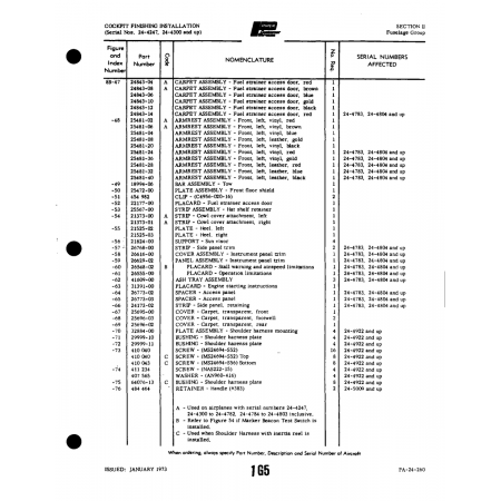 Aviation Part (26773-02) — Piper PA-32-260 Aviation Part (26773-02) — Piper PA-32-260