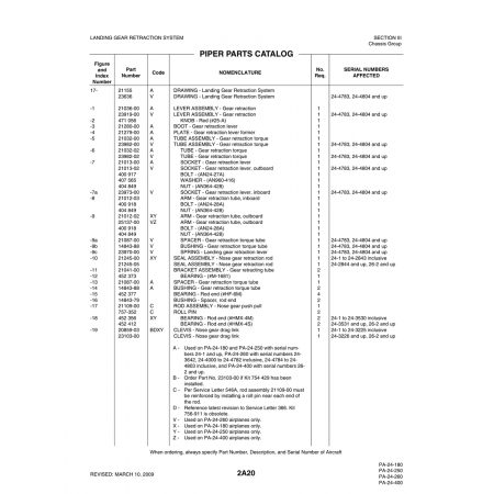 Aviation Part (23982-00) — Piper PA-32-260 Aviation Part (23982-00) — Piper PA-32-260