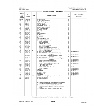 Aviation Part (22838-04) — Piper PA-32-260 Aviation Part (22838-04) — Piper PA-32-260