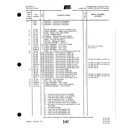 Aviation Part (26-74) — Piper PA-32-260