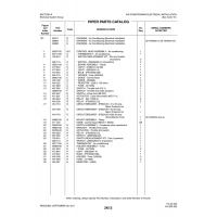 Aviation Part 99789-00 for Piper PA-32-260 Aircraft Aviation Part 99789-00 for Piper PA-32-260 Aircraft