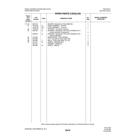Aviation Part (111-30) — Piper PA-32-260 Aviation Part (111-30) — Piper PA-32-260
