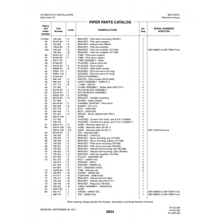 Aviation Part (119-32a) — Piper PA-32-260