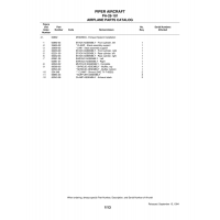 Aviation Part 62232-03 for Piper PA-28-181 Archer Aircraft Aviation Part 62232-03 for Piper PA-28-181 Archer Aircraft