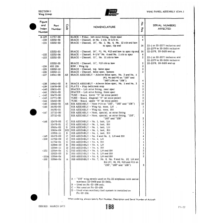 Aviation Part (11678-00) — Piper PA-22 Aviation Part (11678-00) — Piper PA-22