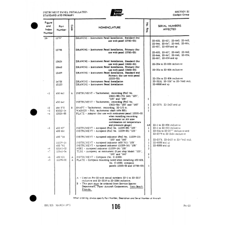 Aviation Part (531t1-02) — Piper PA-22 Aviation Part (531t1-02) — Piper PA-22