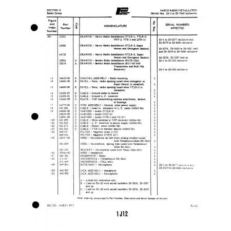 Aviation Part (11686-00) — Piper PA-22