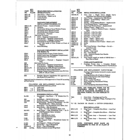 Outside Window Frame (2700-2) — Taylorcraft Bcs