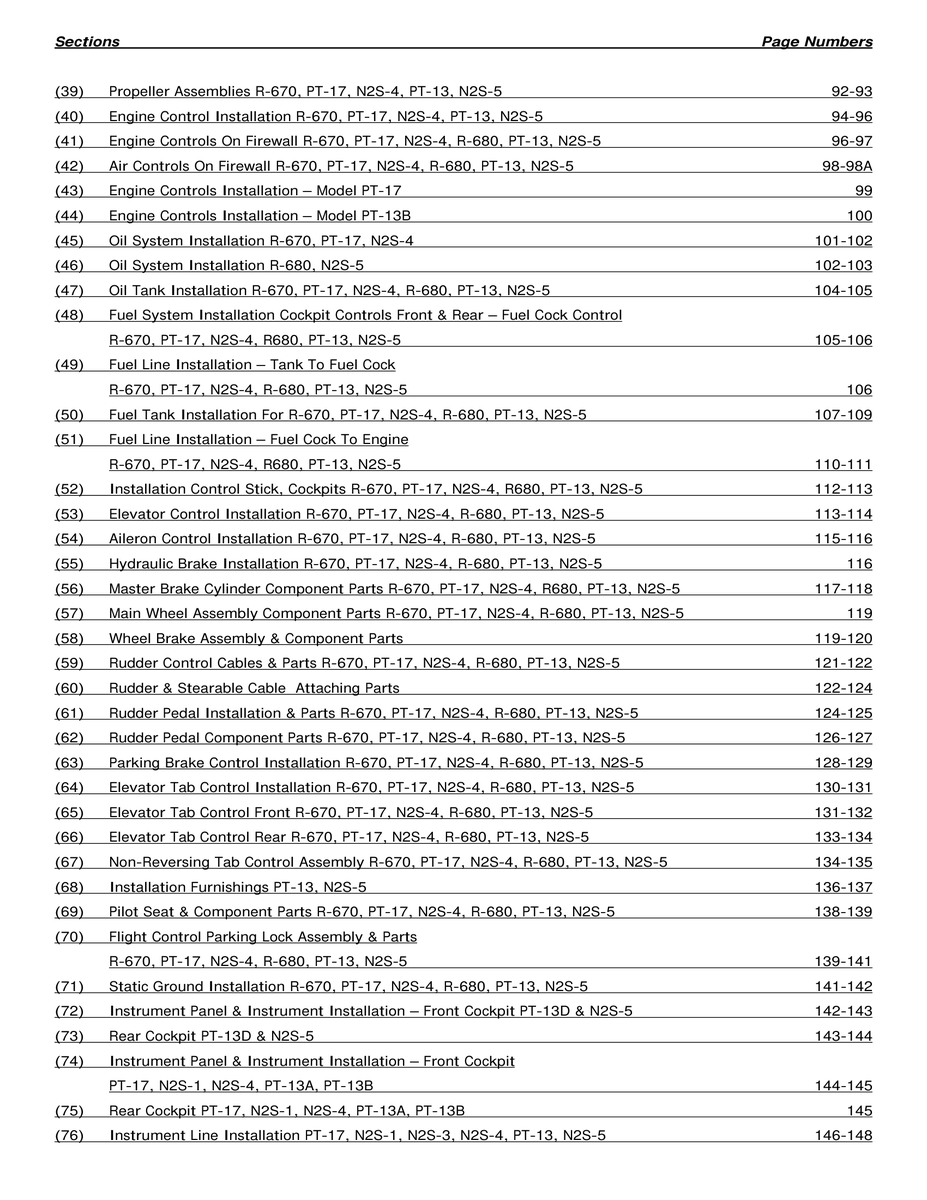Aviation Part 124-125 for Stearman Aviation Inc Quicksilver Mx II Aircraft