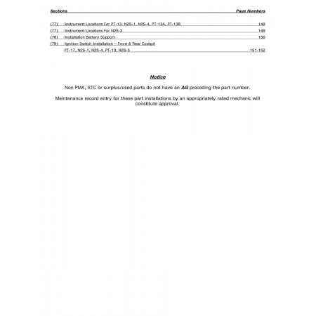 Aviation Part (151-152) — Stearman Aviation Inc Quicksilver Mx II