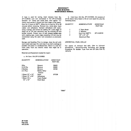 Aviation Part (2315C) — Beechcraft 60