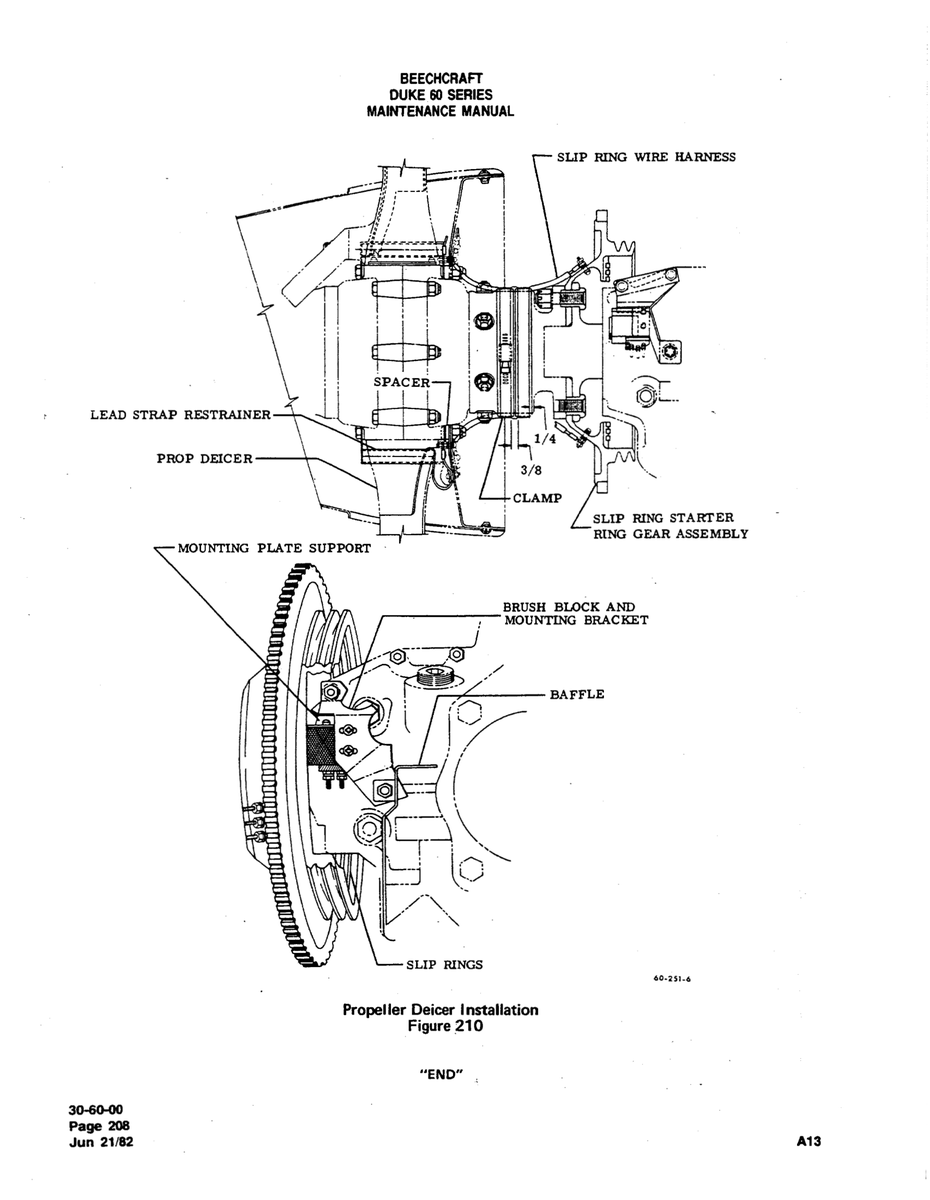 Aviation Part 60-251-6 for Beechcraft 60 Aircraft