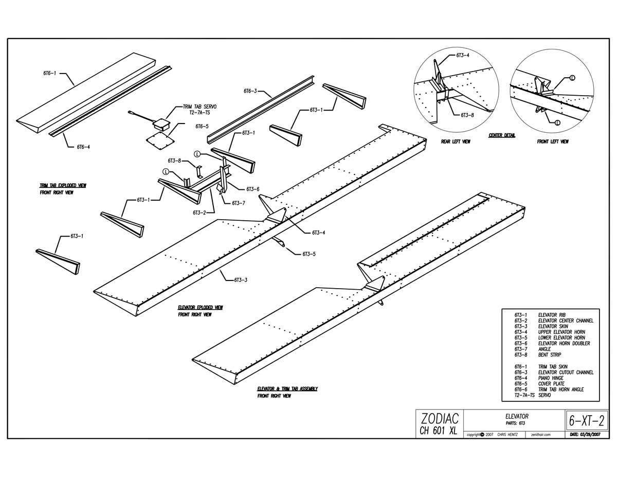 Servo T2-7A-TS for Zenith Zodiac Aircraft
