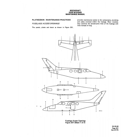 Aviation Part (53-3040) — Beechcraft 60