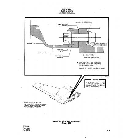 Aviation Part (105090A032-10J) — Beechcraft 60 Aviation Part (105090A032-10J) — Beechcraft 60