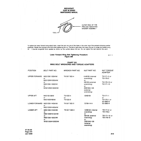 Aviation Part (TS1176-10) — Beechcraft 60 Aviation Part (TS1176-10) — Beechcraft 60