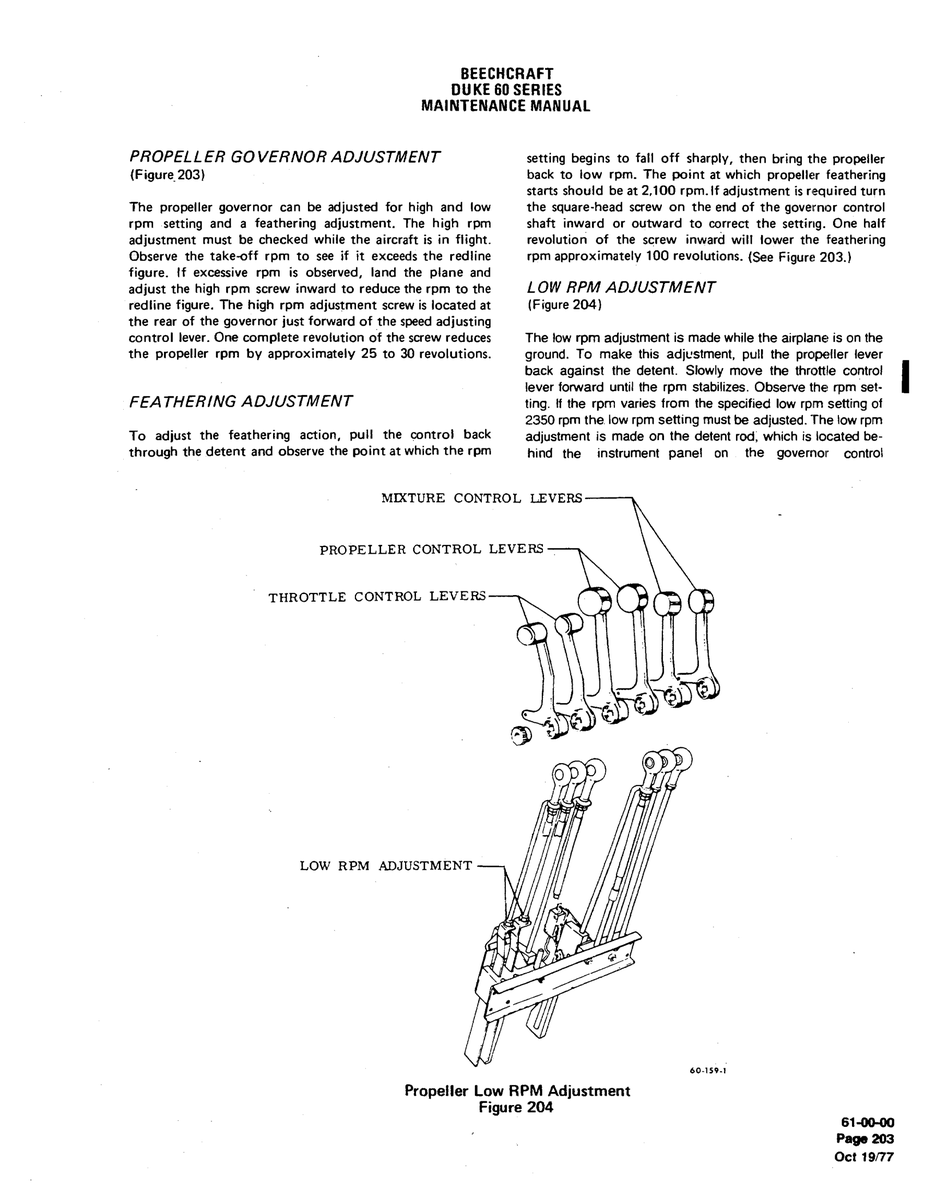 Aviation Part 159-1 for Beechcraft 60 Aircraft