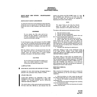Instructions No 0482-211 for Beechcraft 60 Aircraft
