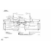 No. ) Fuel System Schematic 0666-281 for Beechcraft 60 Aircraft