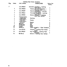 Aviation Part 111190-20 for Beechcraft 18A Aircraft