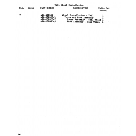 Aviation Part (188660-7) — Beechcraft 18A Aviation Part (188660-7) — Beechcraft 18A