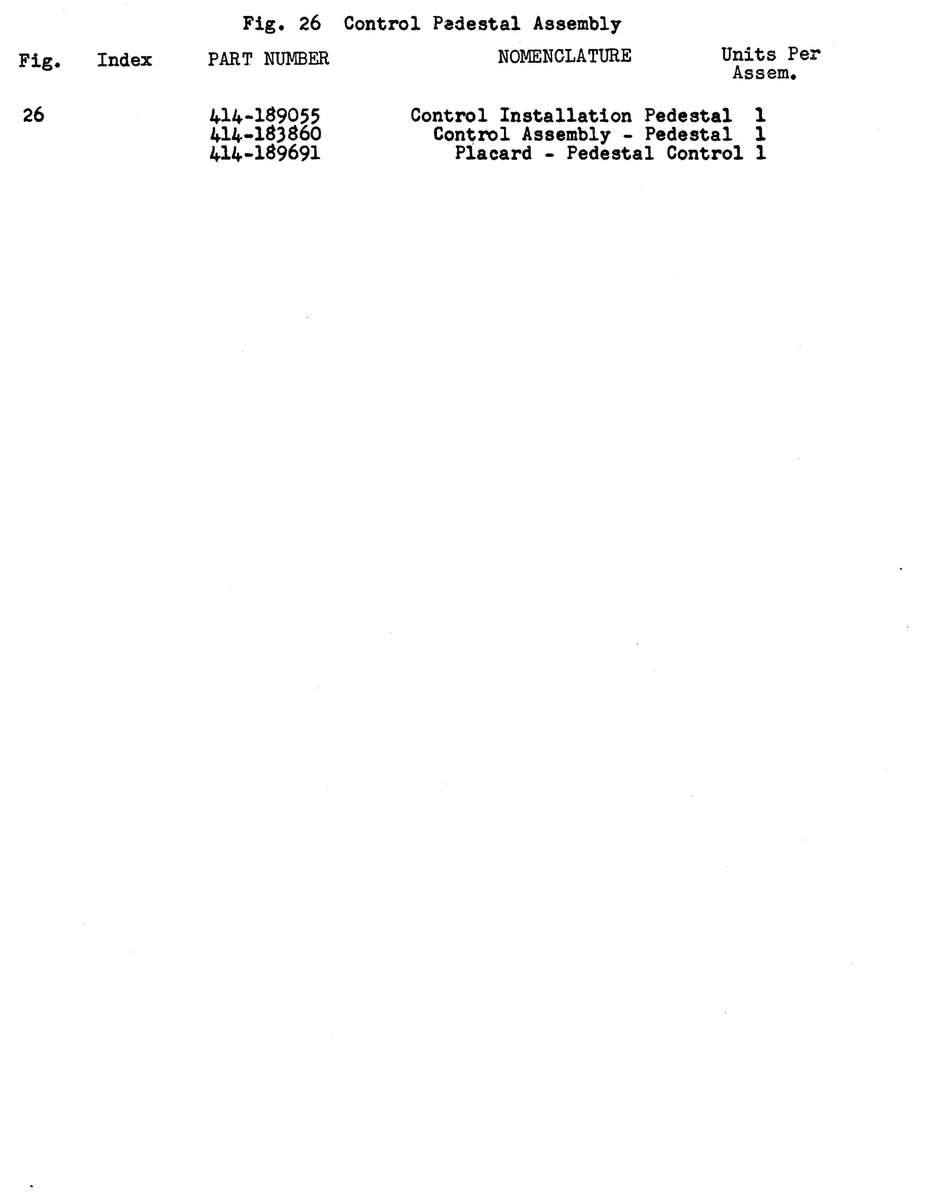 Aviation Part 414-189691 for Beechcraft 18A Aircraft