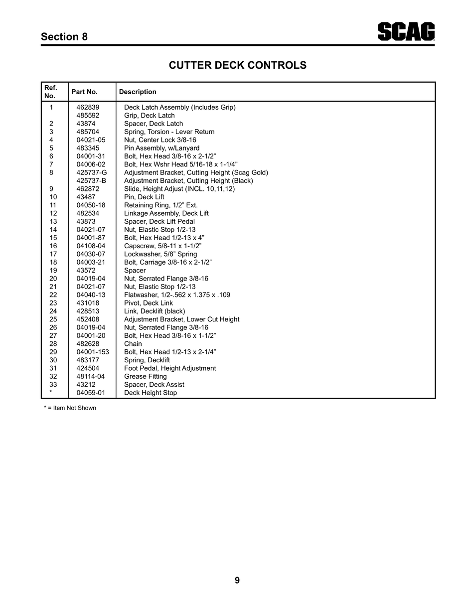 Aviation Part 04108-04 for Velocity Inc Velocity Aircraft