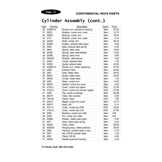 Housing assy A20263 for Waco 9 Aircraft