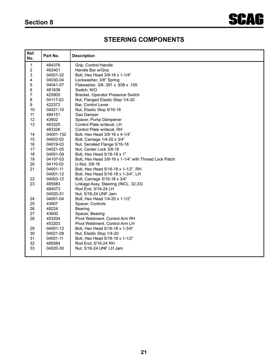 Aviation Part 04020-31 for Velocity Inc Velocity Aircraft