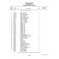 Aviation Part 62701-143 for Piper PA-28 Cherokee Aircraft