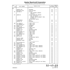 Aviation Part 580000-147 for Beechcraft Bonanza F33A Aircraft