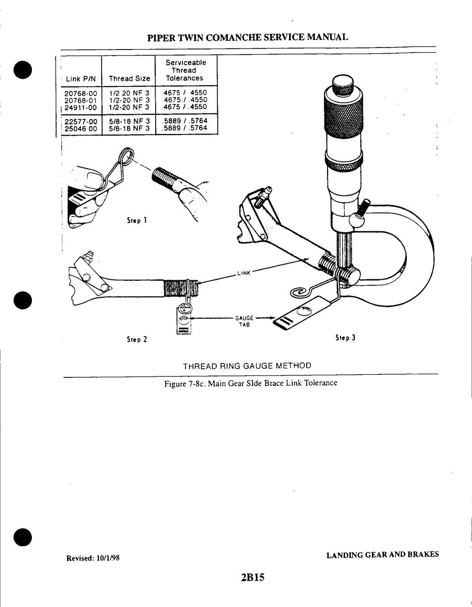 Aviation Part 20766-01 for Piper PA-30 Twin Comanche Aircraft