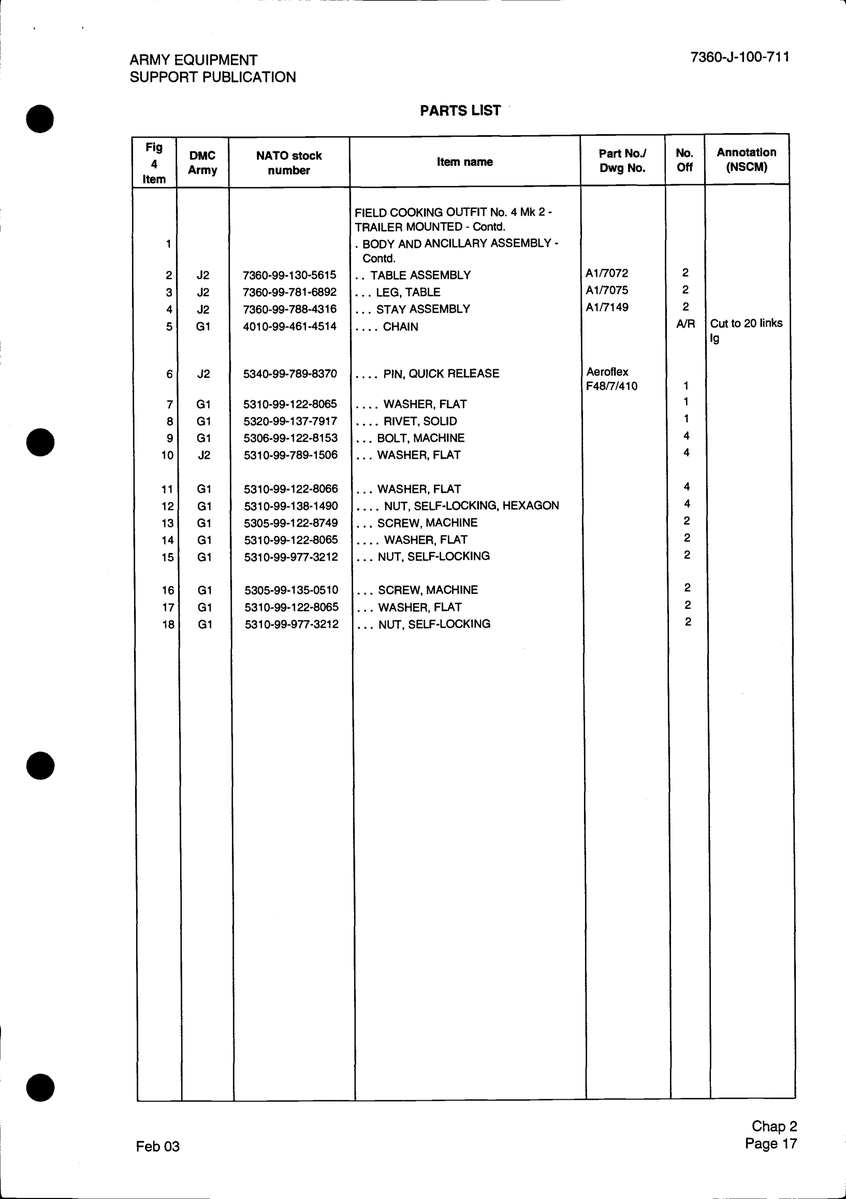 Aviation Part 5340-99-789-8370 for Brown Ax 5 Aircraft