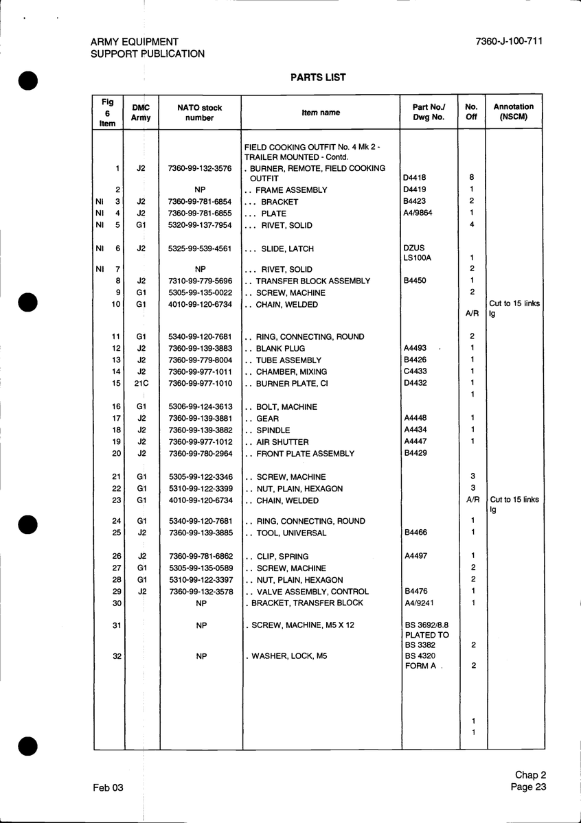 Aviation Part B4423 for Brown Ax 5 Aircraft