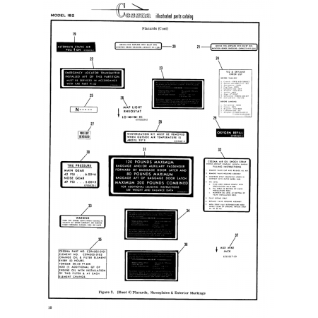 Aviation Part (0705028-2) — Cessna 182 Skylane