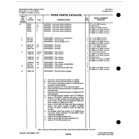 Aviation Part (23857-00) — Johnson Scorpion Too