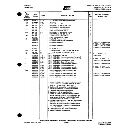 Aviation Part (19731-02) — Johnson Scorpion Too