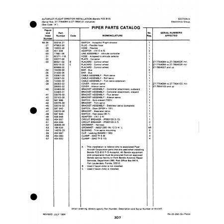 Aviation Part (1663349) — Johnson Scorpion Too Aviation Part (1663349) — Johnson Scorpion Too