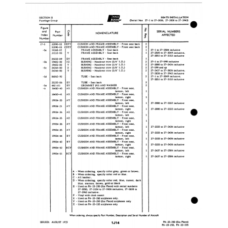 Aviation Part (19934-43) — Johnson Scorpion Too