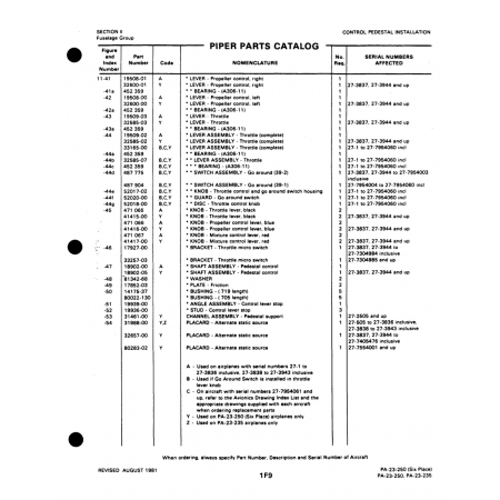 Aviation Part (19509-03) — Johnson Scorpion Too Aviation Part (19509-03) — Johnson Scorpion Too