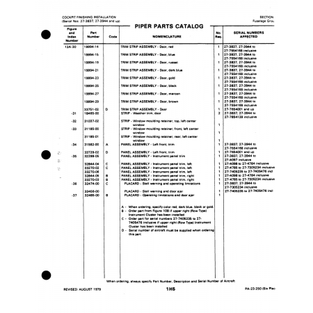Aviation Part (19994-1) — Johnson Scorpion Too