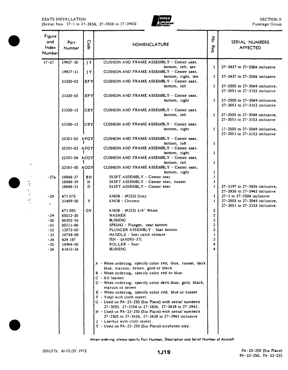 Acgy 32101-04 for Johnson Scorpion Too Aircraft