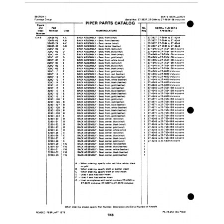 Aviation Part (132901-19) — Johnson Scorpion Too Aviation Part (132901-19) — Johnson Scorpion Too