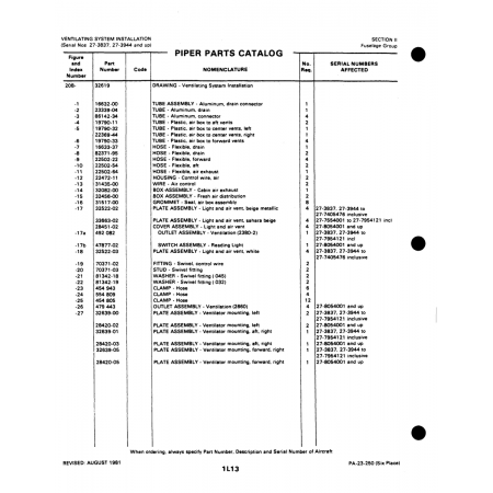 Aviation Part (132639-05) — Johnson Scorpion Too Aviation Part (132639-05) — Johnson Scorpion Too