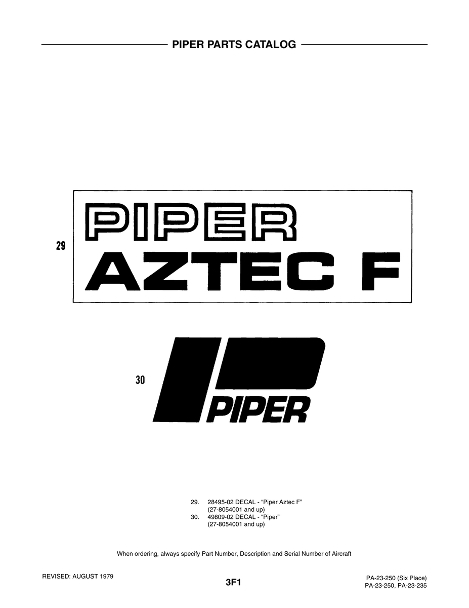 Decal 28495-02 for Johnson Scorpion Too Aircraft