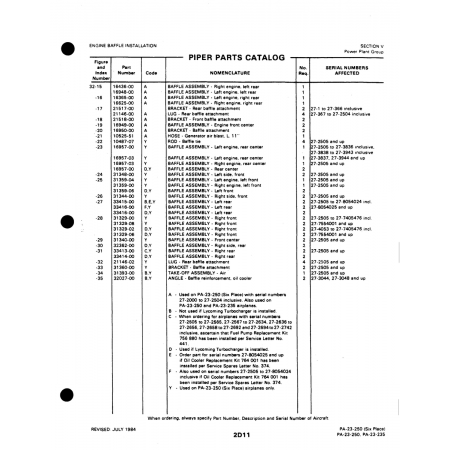 Aviation Part (16949-00) — Johnson Scorpion Too