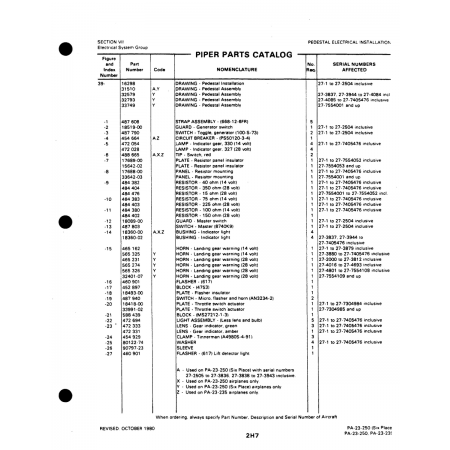 Aviation Part (18360-02) — Johnson Scorpion Too