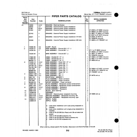 Aviation Part (17604-03) — Johnson Scorpion Too Aviation Part (17604-03) — Johnson Scorpion Too